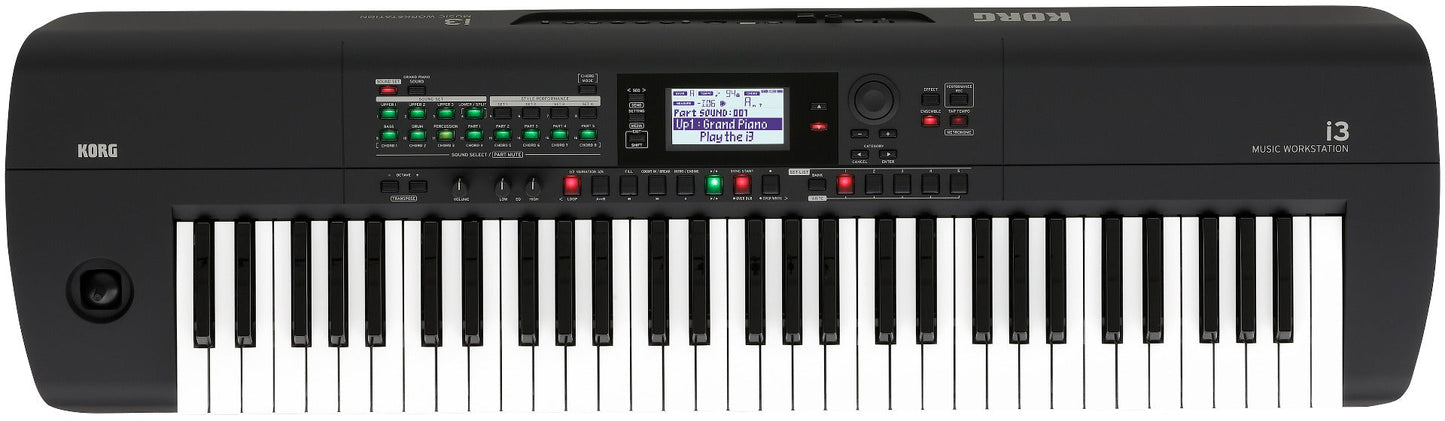 Korg i3MB 61-Key Music Workstation - Rubberized Matte Black
