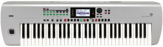 Korg i3SV 61-Key Music Workstation - Silver