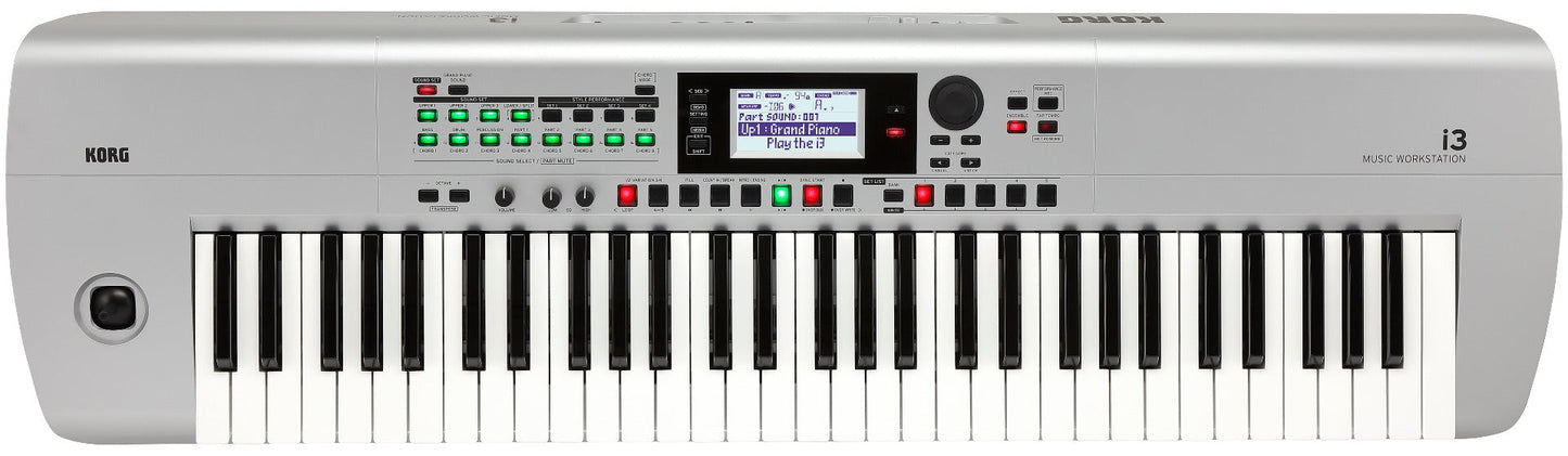 Korg i3SV 61-Key Music Workstation - Silver