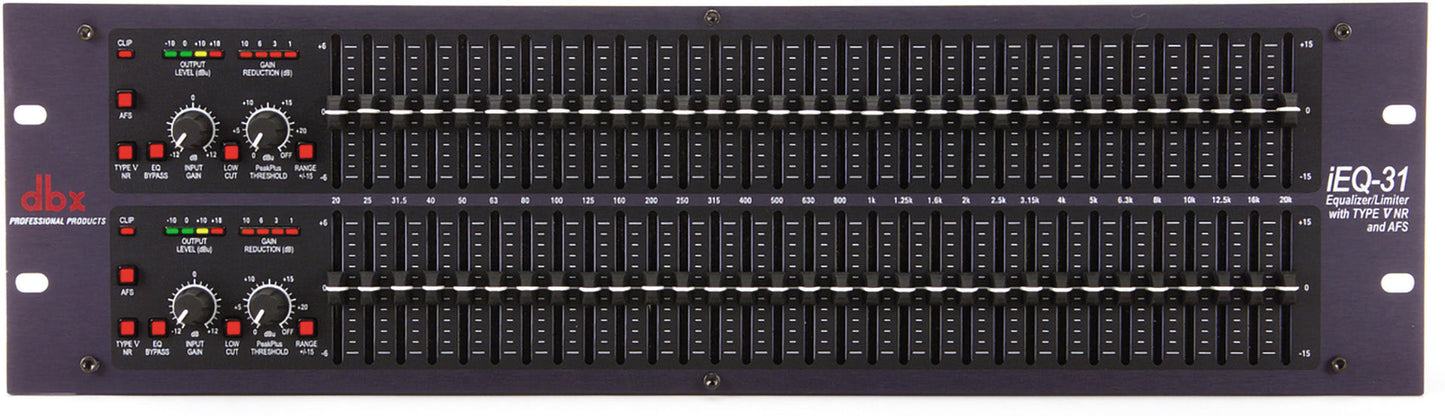 DBX iEQ-31 Intelligent Dual 31 Band EQ With AFS