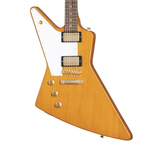 Epiphone 1958 Korina Explorer Left Handed Electric Guitar in Aged Natural