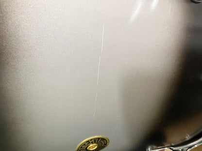 Gretsch Broadkaster 5pc Kit - Satin Silver to Black Duco -Finish Checking-