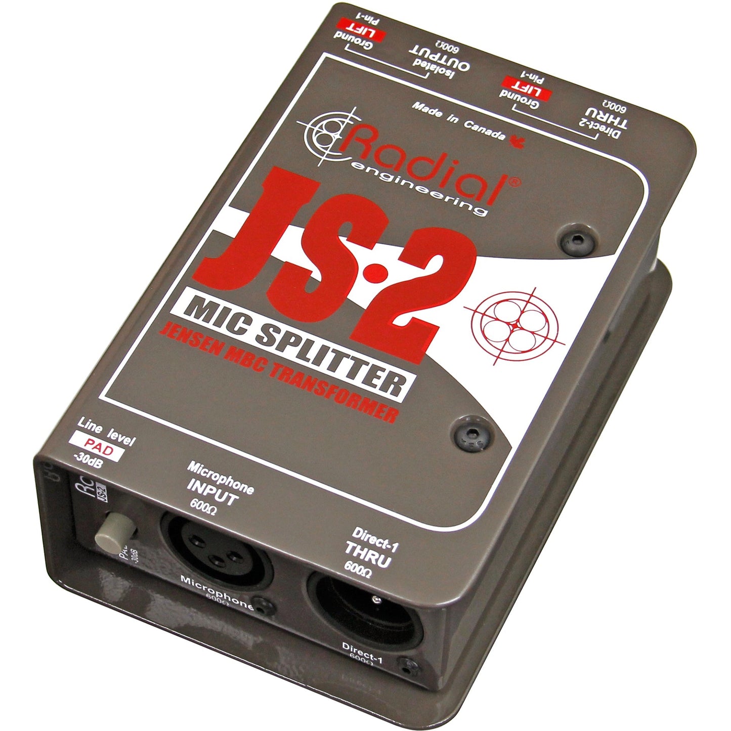 Radial JS-2 Mic Splitter