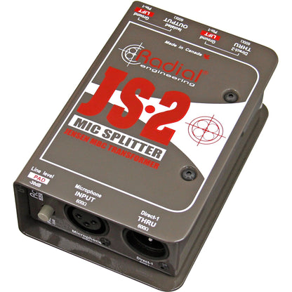 Radial JS-2 Mic Splitter