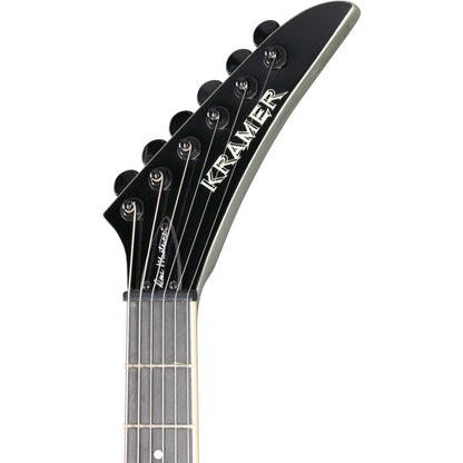 Kramer Dave Mustaine Vanguard Electric Guitar w/ Case - Silver Metallic