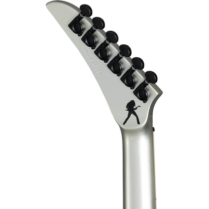 Kramer Dave Mustaine Vanguard Electric Guitar w/ Case - Silver Metallic