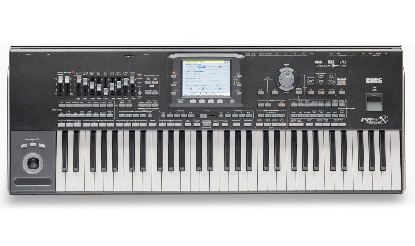 Korg PA3X61 Professional Arranger Workstation 61-Note Keyboard (PA3X61)