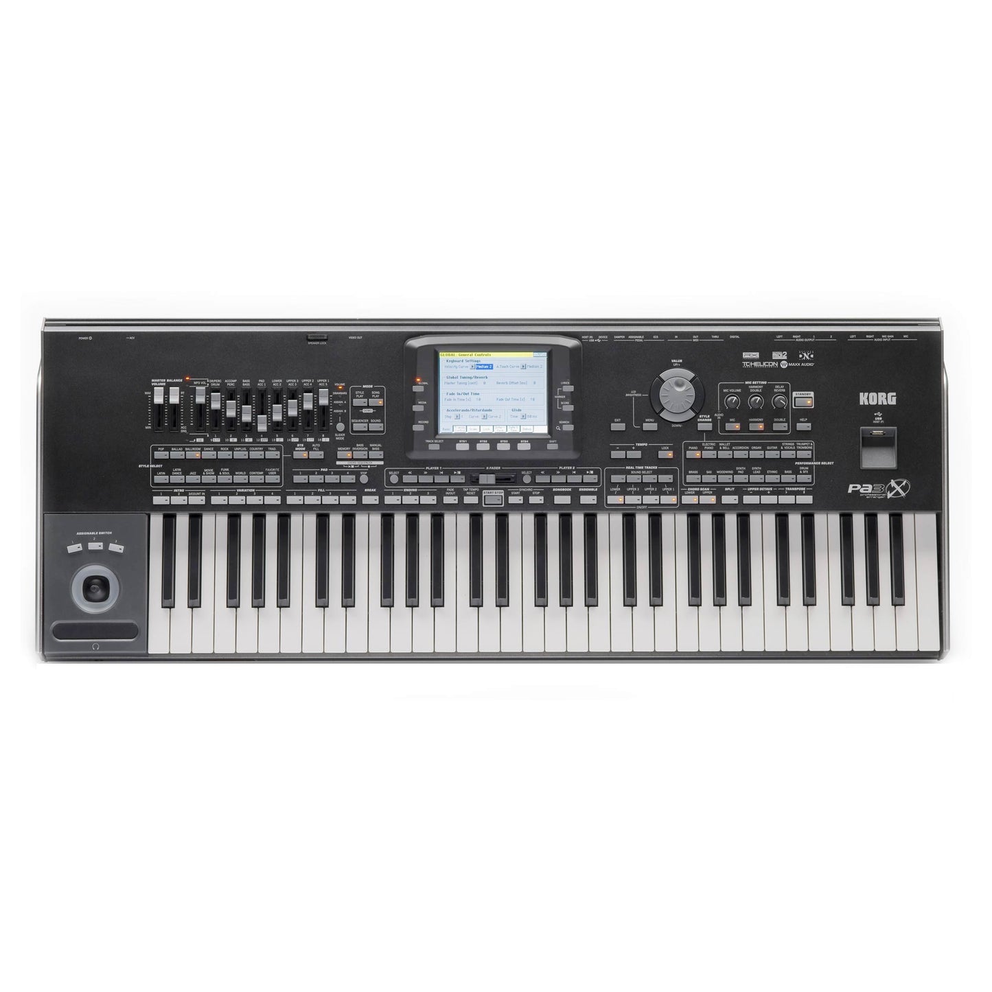 Korg PA3X76 Professional Arranger Workstation 76-Note Key Keyboard (PA3X76)