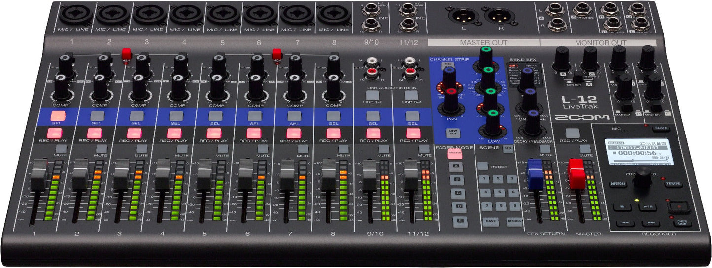 Zoom LiveTrak L-12 Digital Mixer