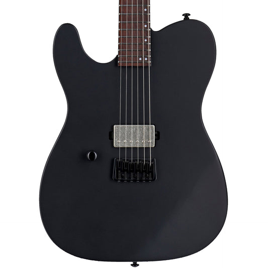 ESP LTD TE-201 Left Handed Electric Guitar, Black Satin