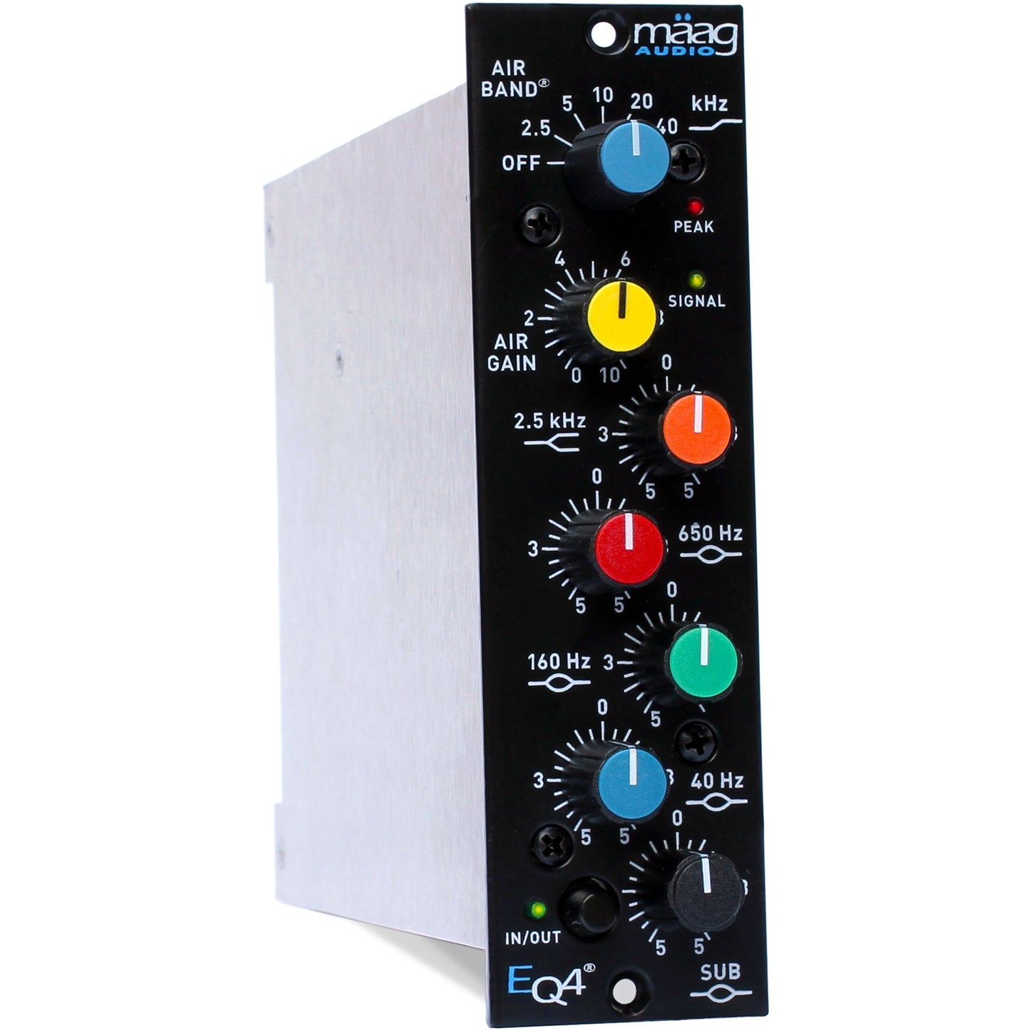 Maag Audio EQ4 500 Series 6-band Equalizer with AIR BAND - Black Faceplate