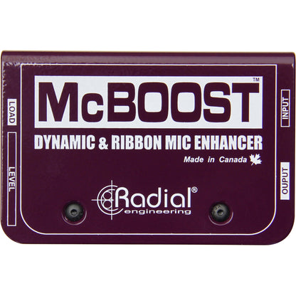 Radial McBoost Microphone Signal Intensifier