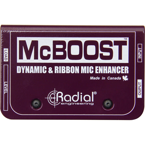Radial McBoost Microphone Signal Intensifier