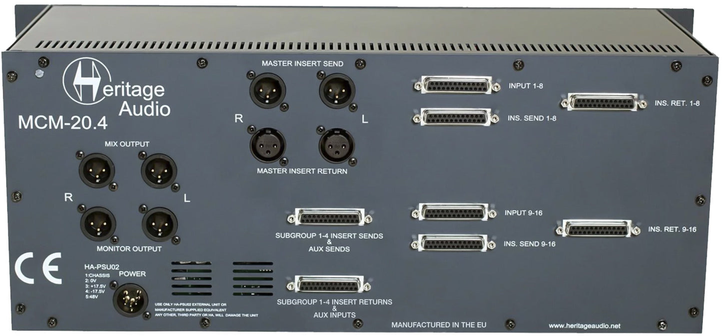 Heritage Audio MCM-20.4 Summing Mixer