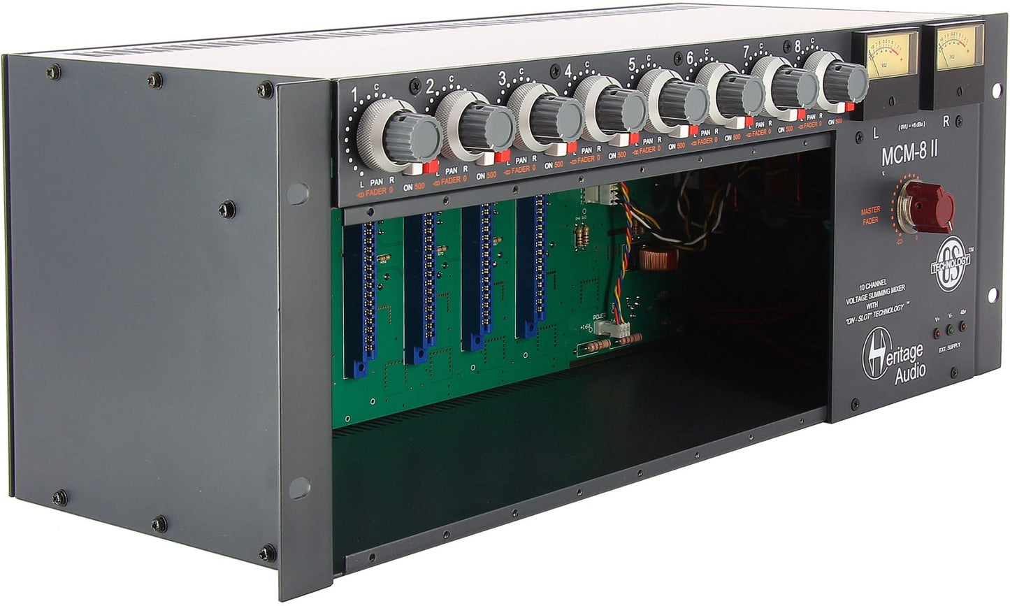 Heritage Audio MCM-8 MK2 8 Slot Rack with Mixer Enclosure for 500-Series Modules