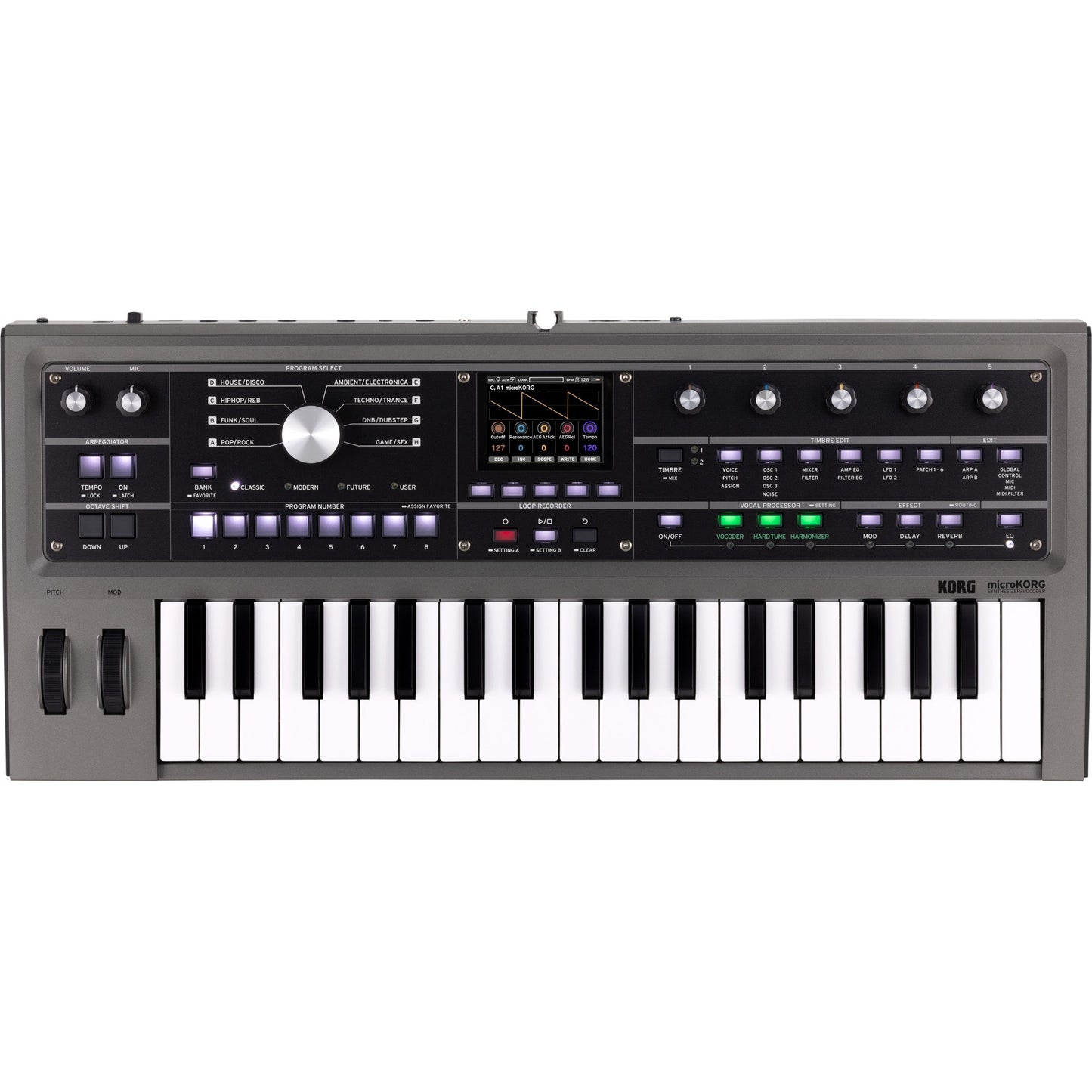 Korg microKORG2 Synthesizer - Black