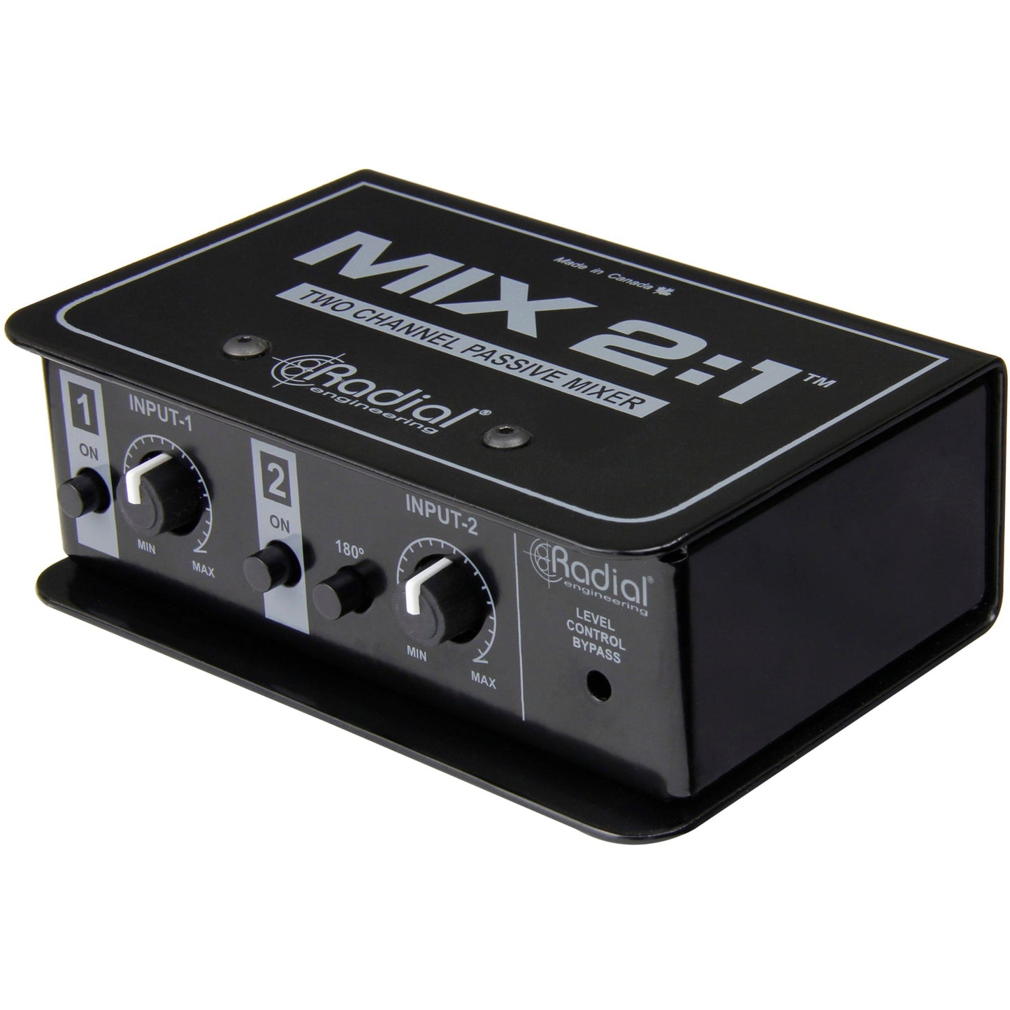 Radial MIX2:1 Two-Channel Stereo to Mono Mixer