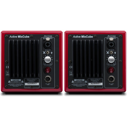 Avantone MixCube Active 10th Anniversary Red Mini Reference Monitors (Pair)