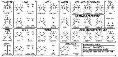 Mode Machines SL-1 Synthlab Analog Desktop Synthesizer with MIDI