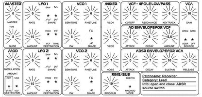 Mode Machines SL-1 Synthlab Analog Desktop Synthesizer with MIDI