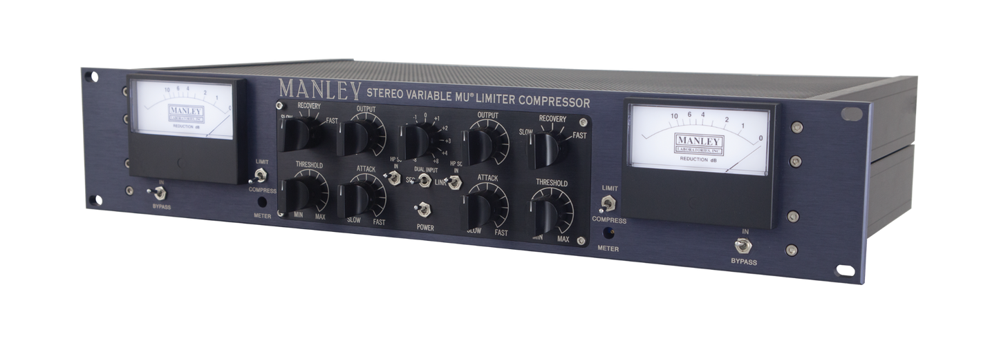 Manley Labs Stereo Variable MU Limiter and Compressor with T-Bar Mod Option