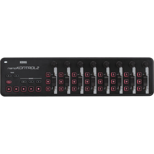 Korg nanoKontrol2 USB MIDI Control Surface, Black