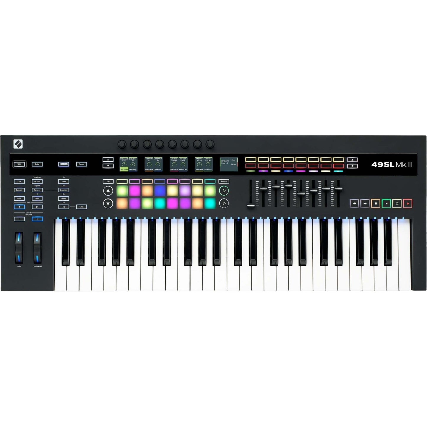 Novation 49SL MKIII MIDI and CV Equipped Keyboard Controller