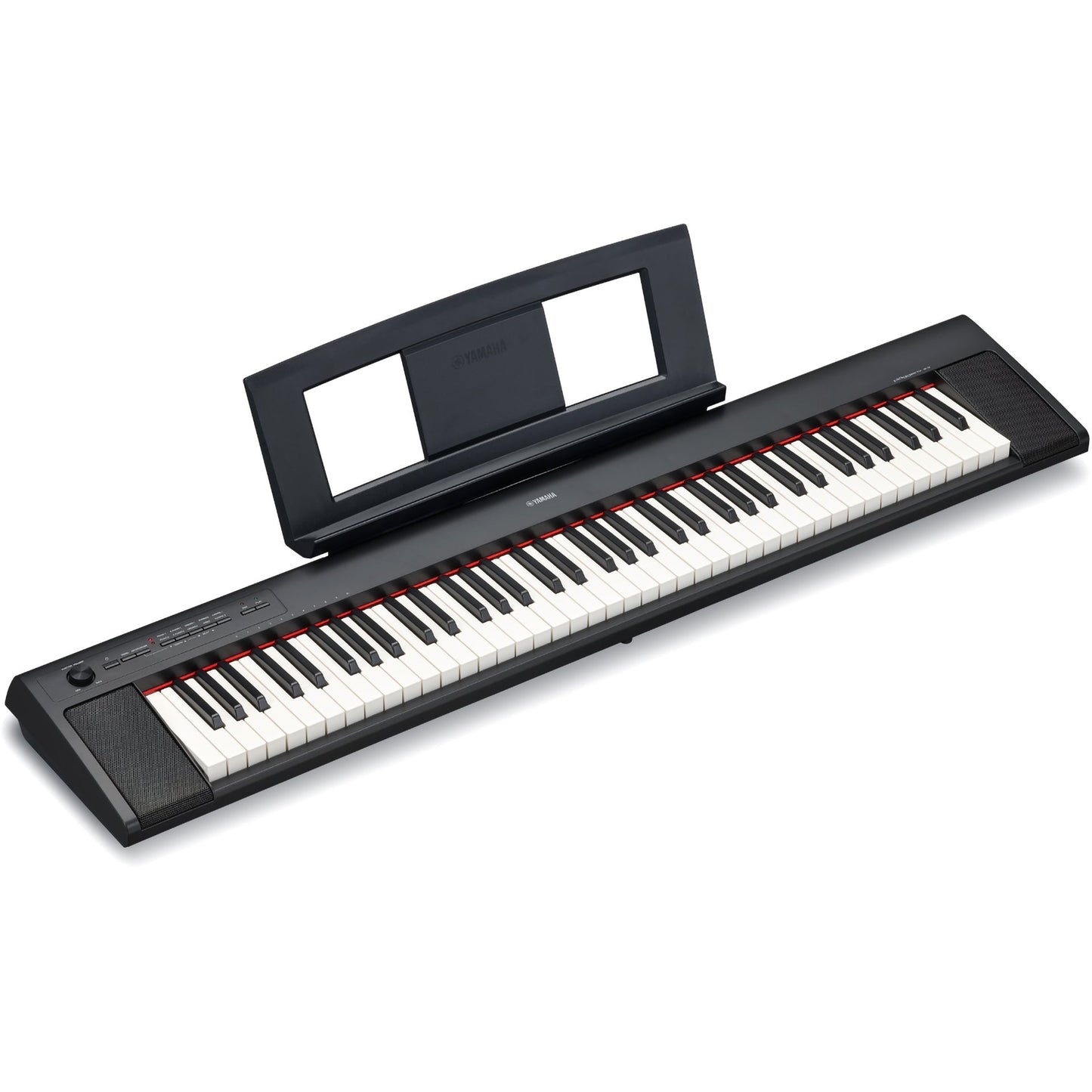 Yamaha NP32 76-Key Lightweight Portable Keyboard in Black with Power Supply