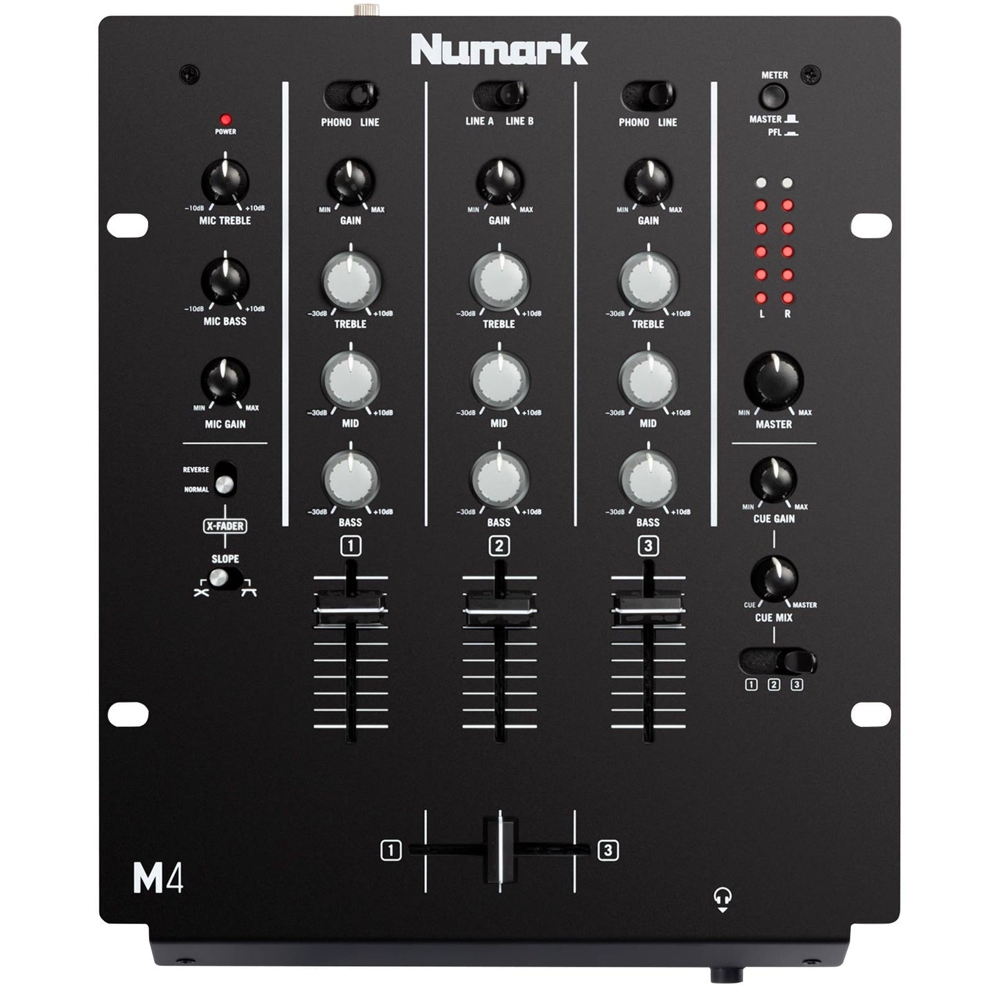 Numark M4 Three-Channel Scratch Mixer (Black)