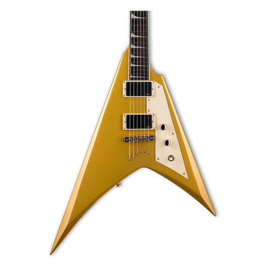 ESP LTD KH-V Kirk Hammett Signature Electric Guitar - Metallic Gold