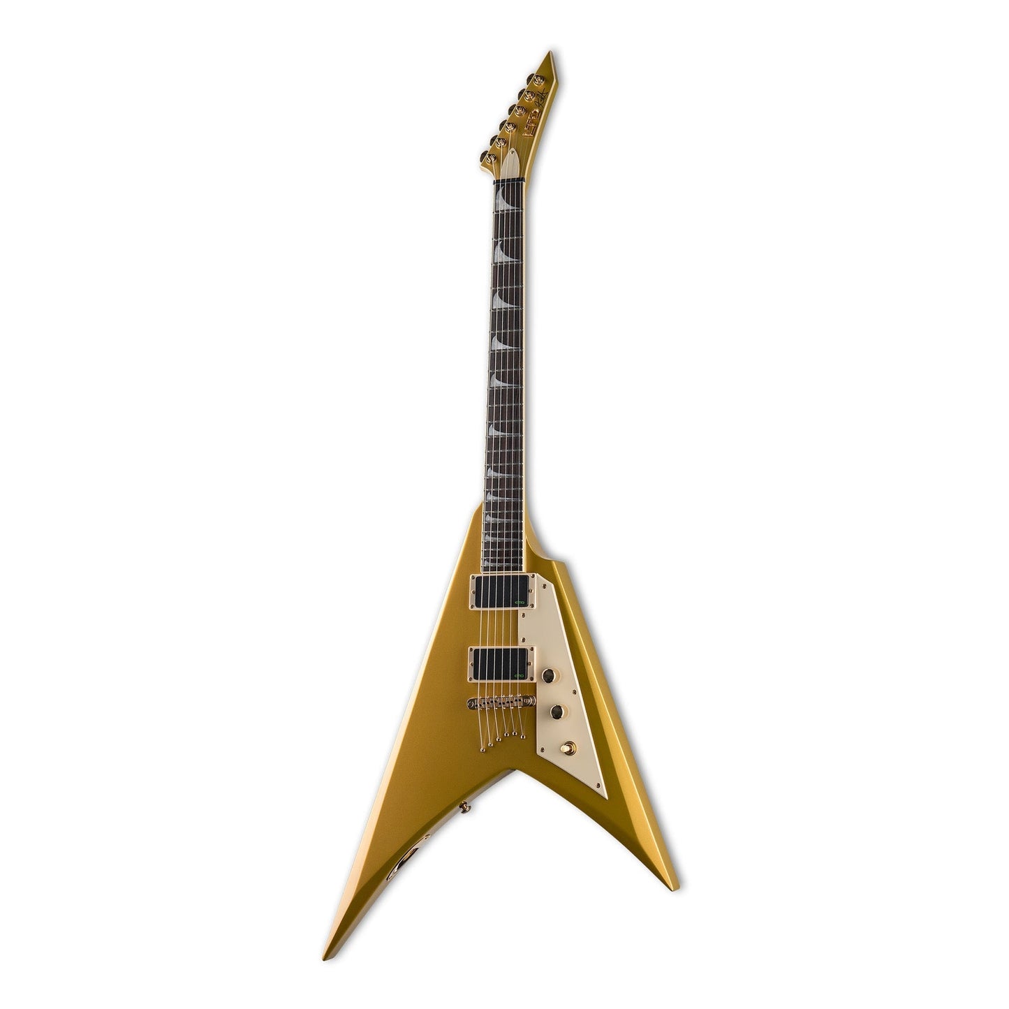 ESP LTD KH-V Kirk Hammett Signature Electric Guitar - Metallic Gold