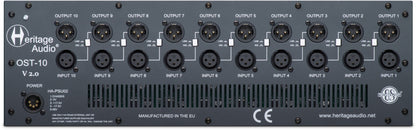 Heritage Audio OST-10 V2.0 500 Series - 10 Slot Rack with OS Tech