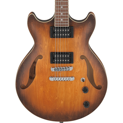 Ibanez AM53TF AM Artcore Semi Hollow Electric Guitar, Tobacco Flat