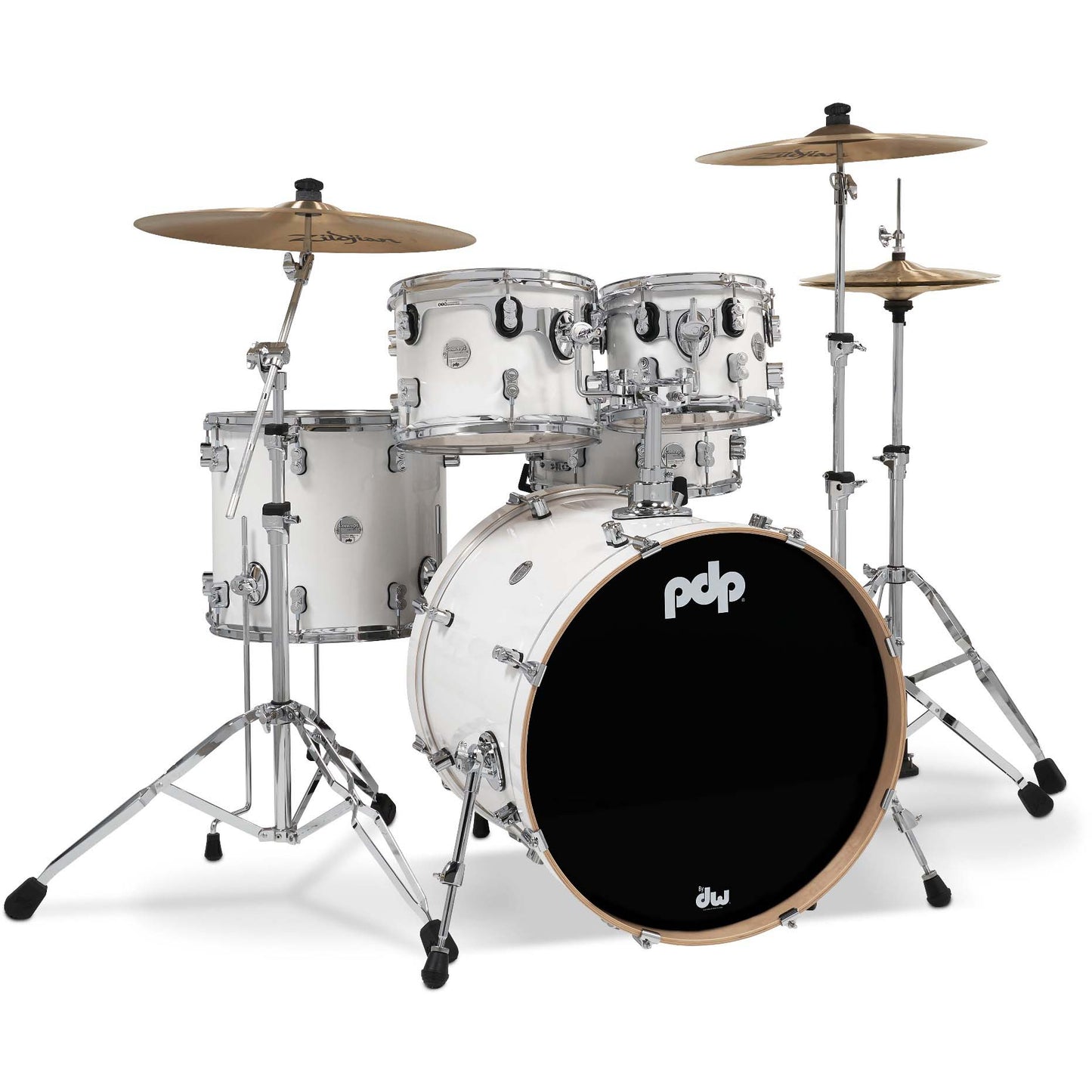 Pacific Drums & Percussion Concept Maple 5-Piece Shell Pack - Pearlescent White