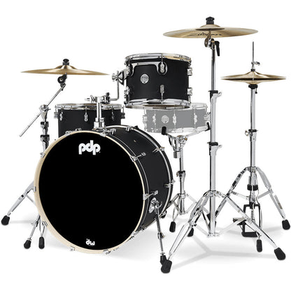 Pacific Drums & Percussion Concept Maple Rock Kit - Satin Black