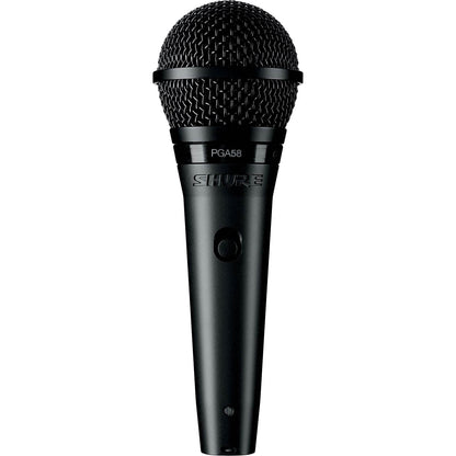 Shure PGA58-QTR Cardioid Dynamic Vocal Microphone with 15ft. XLR-QTR Cable