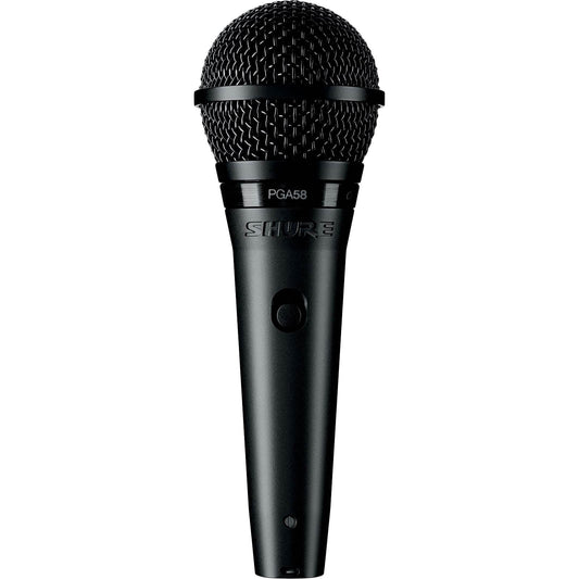 Shure PGA58-QTR Cardioid Dynamic Vocal Microphone with 15ft. XLR-QTR Cable