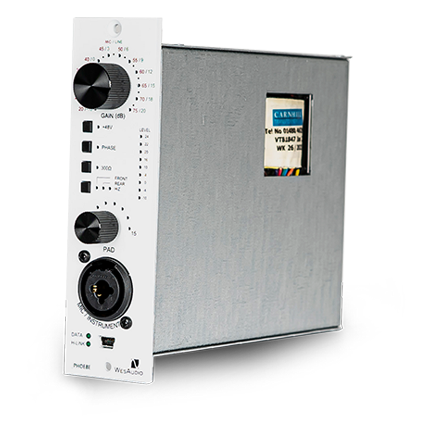 WesAudio Phoebe 500-Series Class A Microphone Preamp with Digital Recall