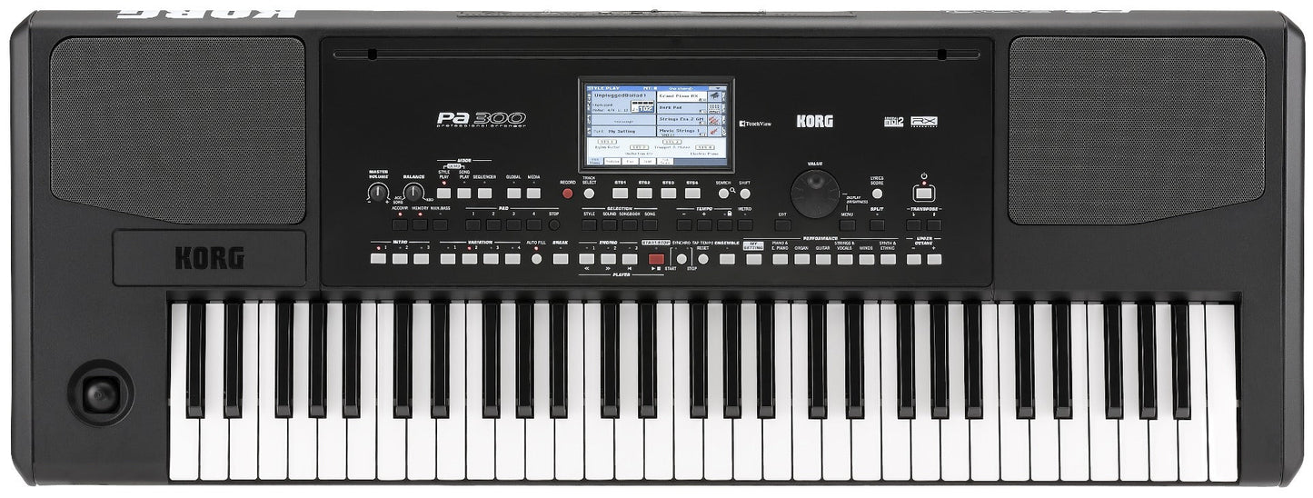 Korg PA300 61-Key Arranger Workstation with Built In Speakers