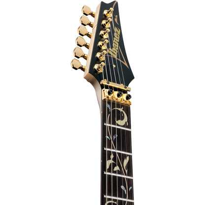 Ibanez PIA3761XB Steve Vai Signature 6 String Electric Guitar in Onyx Black