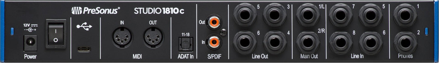 Presonus Studio 1810C USB-C Audio/MIDI Interface