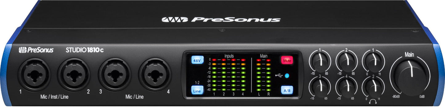 Presonus Studio 1810C USB-C Audio/MIDI Interface