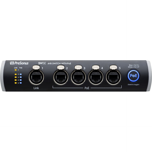 Presonus SW5E 5-port AVB Switch with PoE