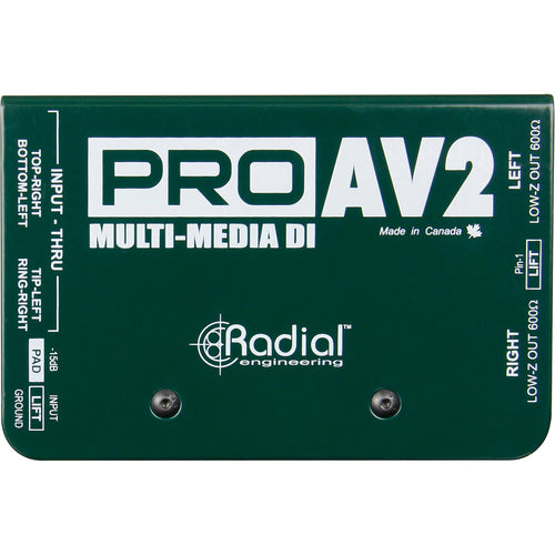 Radial ProAv2 Passive Stereo Multimedia DI
