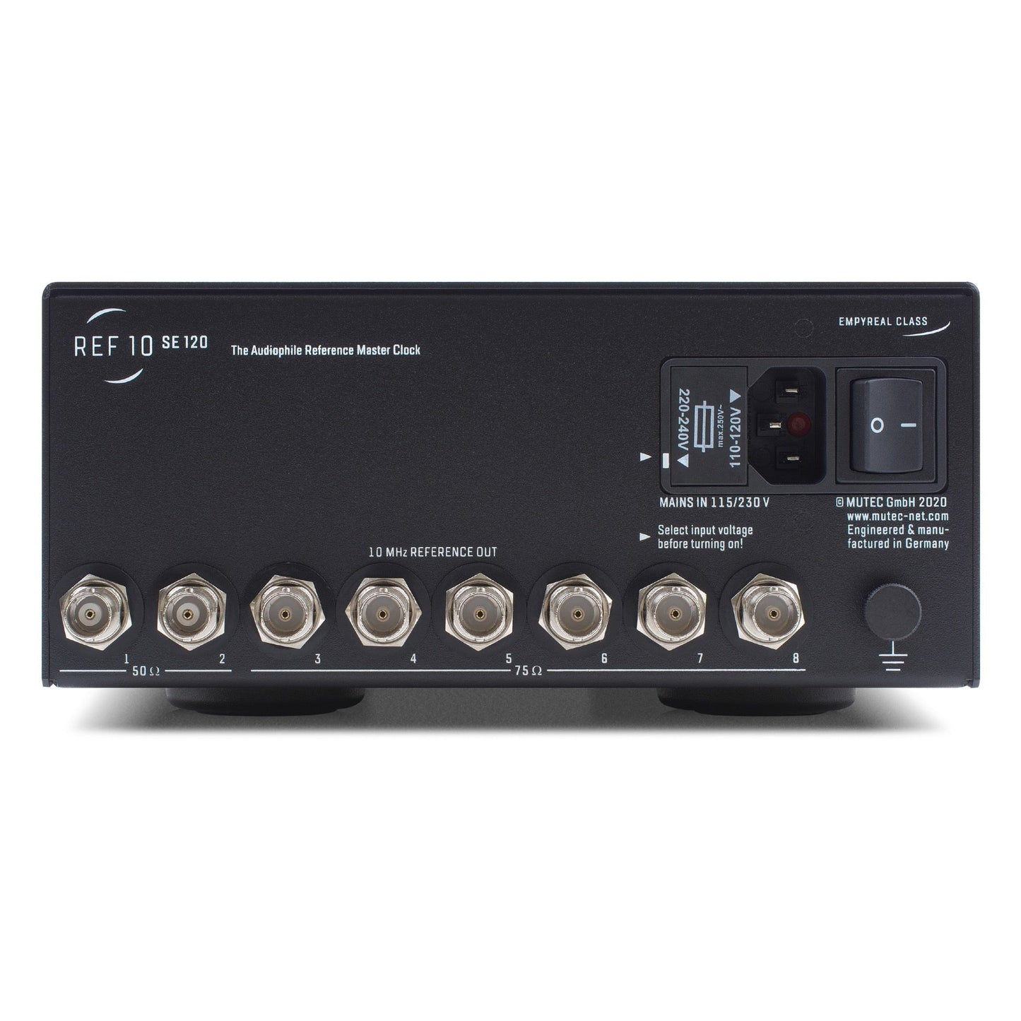 Mutec REF10 SE120 10 MHz Reference Master Clock