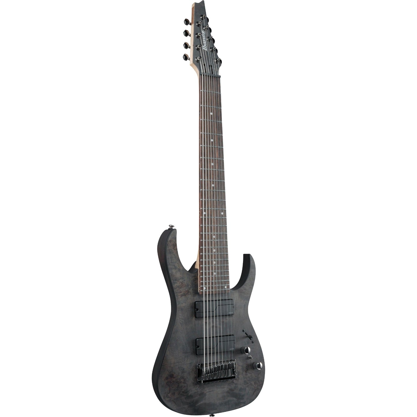 Ibanez RG9PBTGF RG Axe Design Lab 9-String Electric Guitar, Transparent Gray Burst