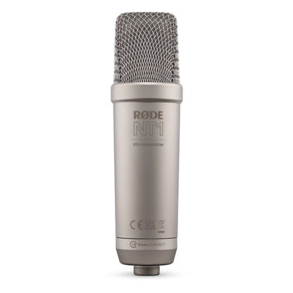 Rode NT1 Generation 5 Hybrid Studio Condenser Microphone, Silver