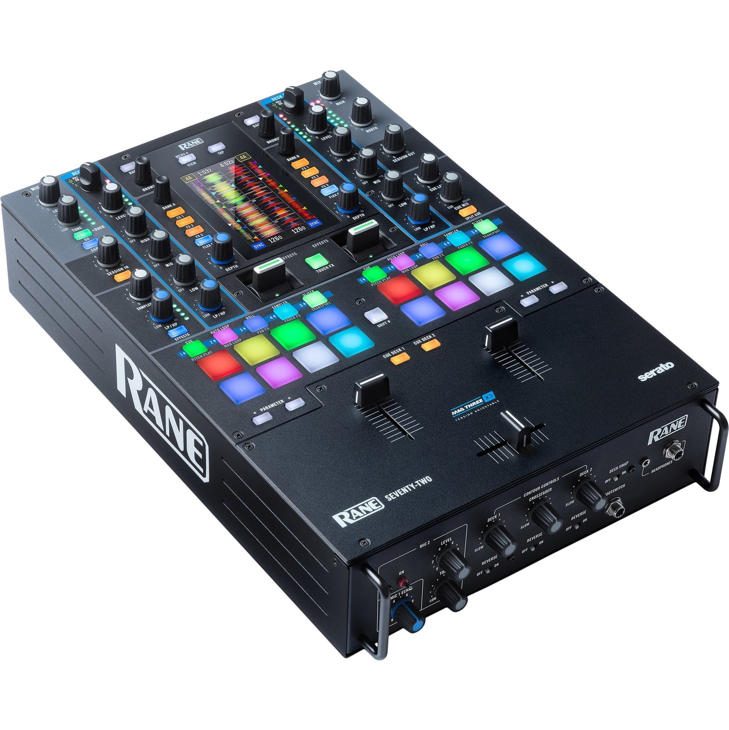 Rane 72 MKII 2 Channel DJ Mixer with Touch Screen and Serato DJ