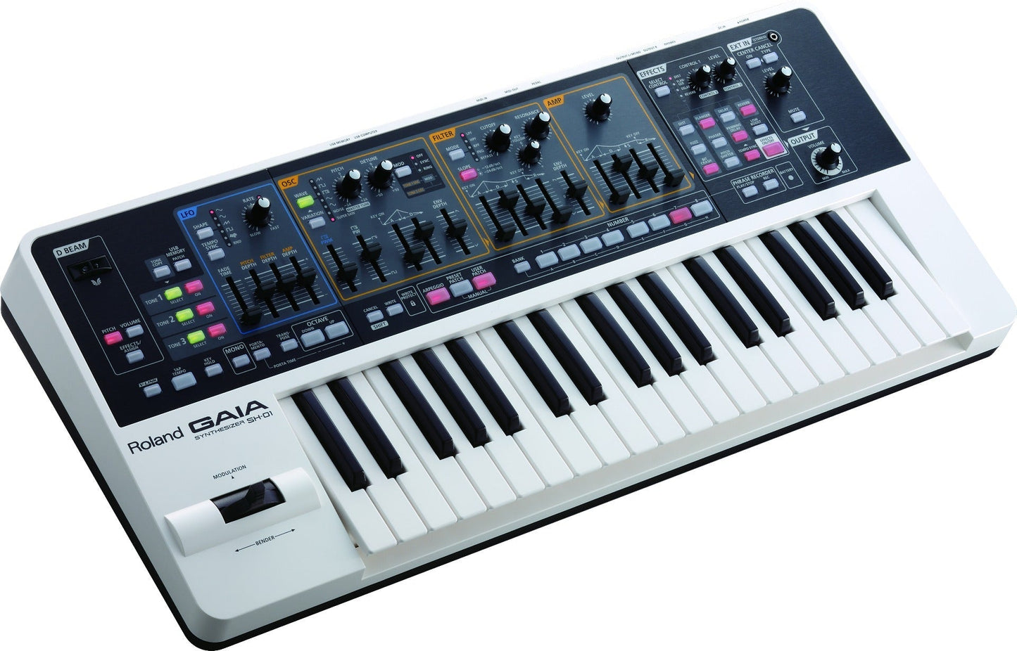 Roland GAIA SH-01 37-Key Synthesizer with Arpeggiator