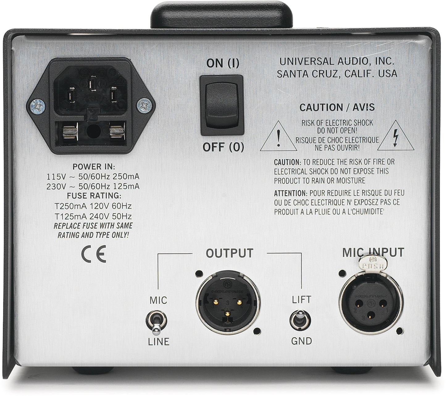 Universal Audio SOLO/610 Classic Tube Preamplifier & DI Box